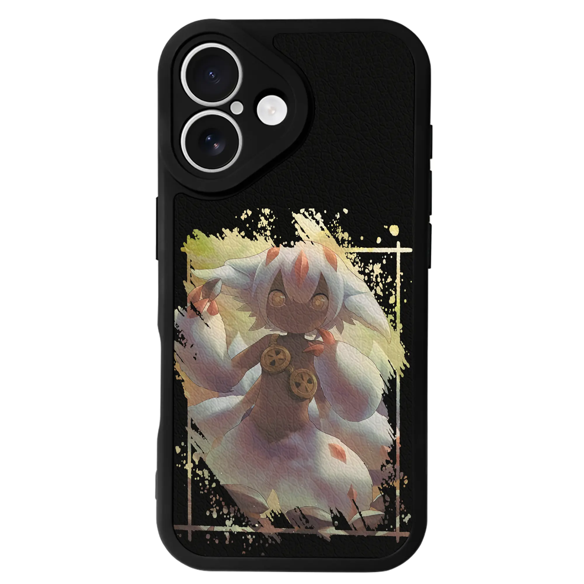 メイドインアビス グッズ,ファプタ - IPhone 16シリーズ対応 ・ シリコンスマホケース ・ レザー調 ・ 高精度フィット ・ 耐衝撃 ・ ワイヤレス充電対応 ・ 精密カット